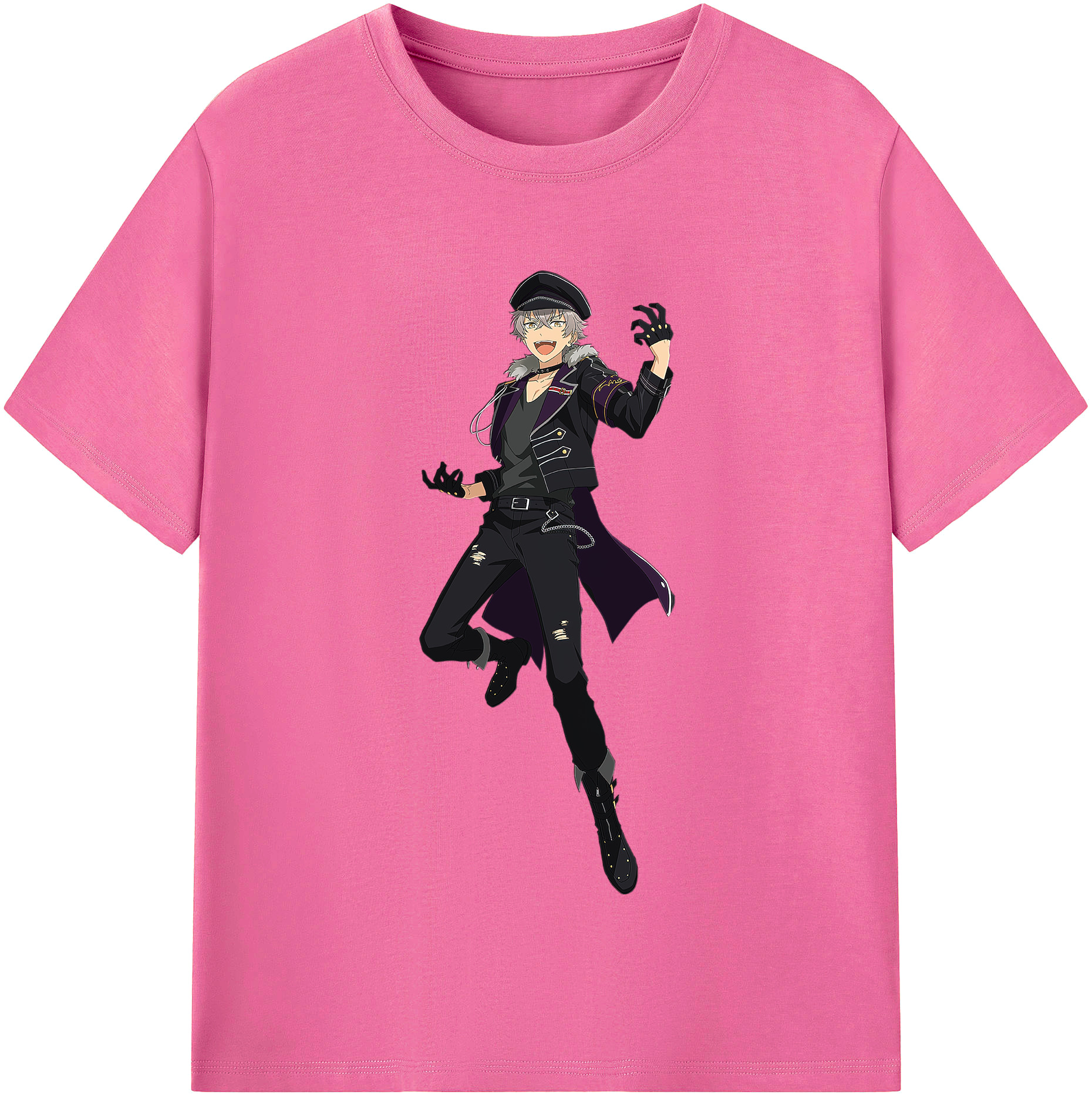 （画像用） あんさんぶるスターズ! Ensemble Stars レディースカジュアルプリントTシャツ（綿100％）